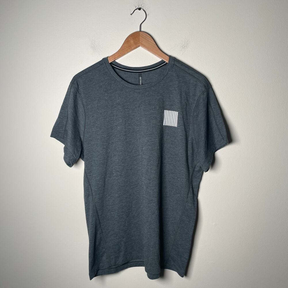 Ten Thousand Durable Shirt Logo Heather Grey DM Size Large Crossfit Gym Workout